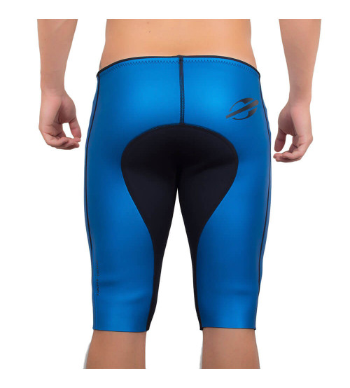 Bermuda Neoprene SCS Natação e Triatlhon Mormaii 3mm - Azul